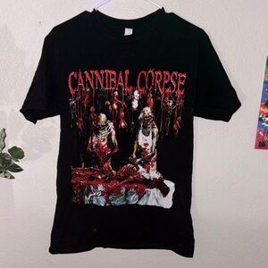Black Cannibal Corpse Graphic T-Shirt